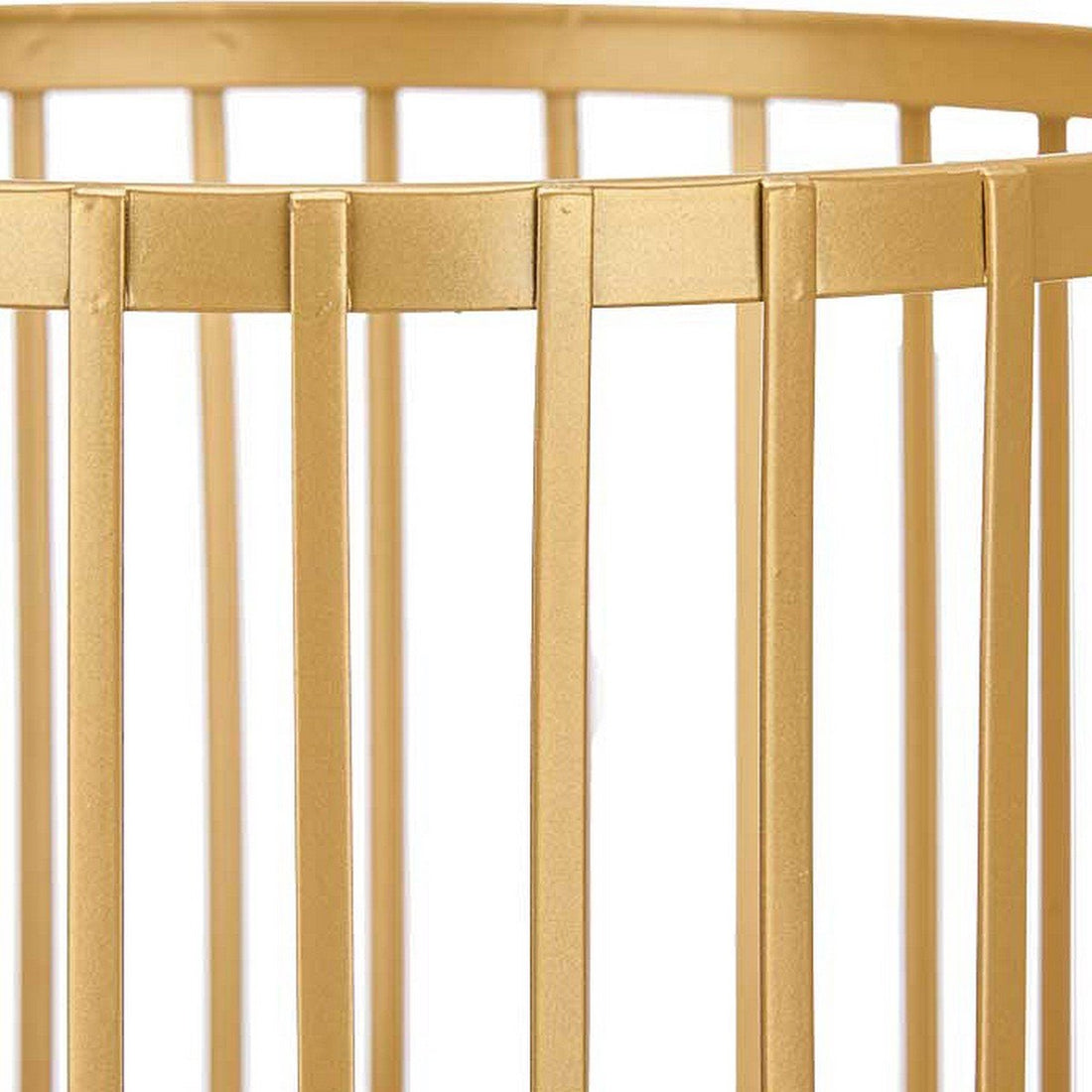 Set of 2 golden Planters - Flower pot - Plant stand