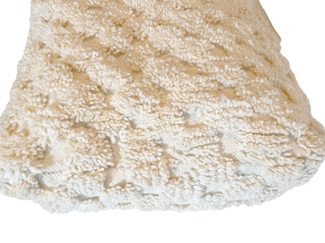 Pouf marocain berbère fait main (Beni Ouarain)