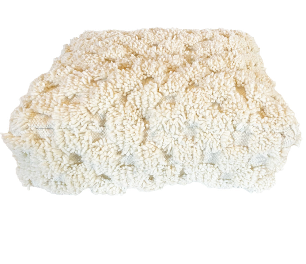 Pouf marocain berbère fait main (Beni Ouarain)