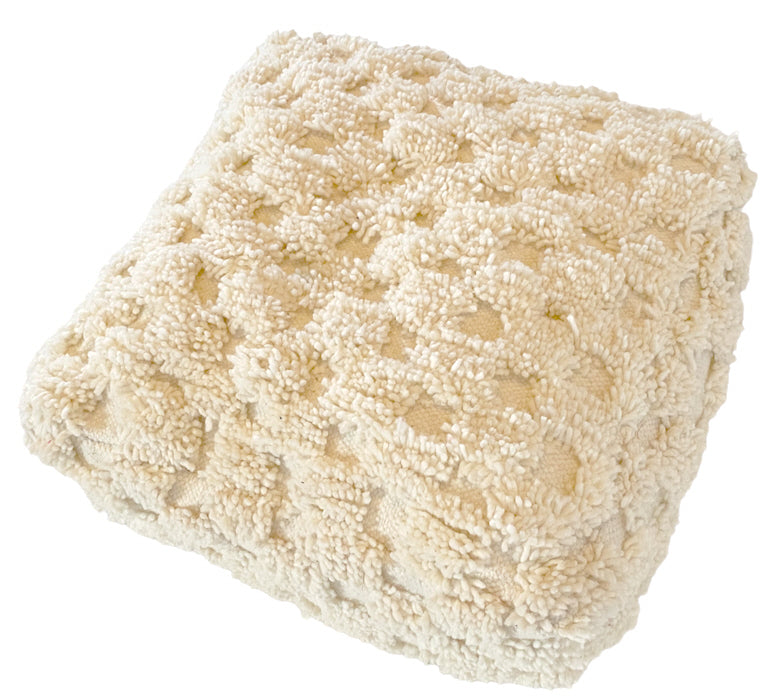 Pouf marocain berbère fait main (Beni Ouarain)
