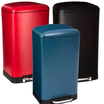 Prullenbak/pedaalemmer -  30 liter - Metaal - Diverse kleuren