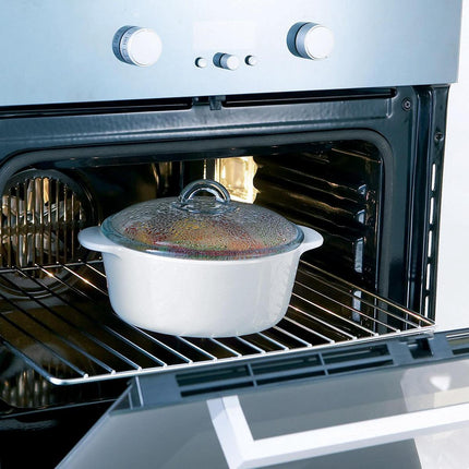 Pyrex Flame Kookpan - Glaskeramiek - Wit - 18 x 18 x 9.6 cm - 1,1 l