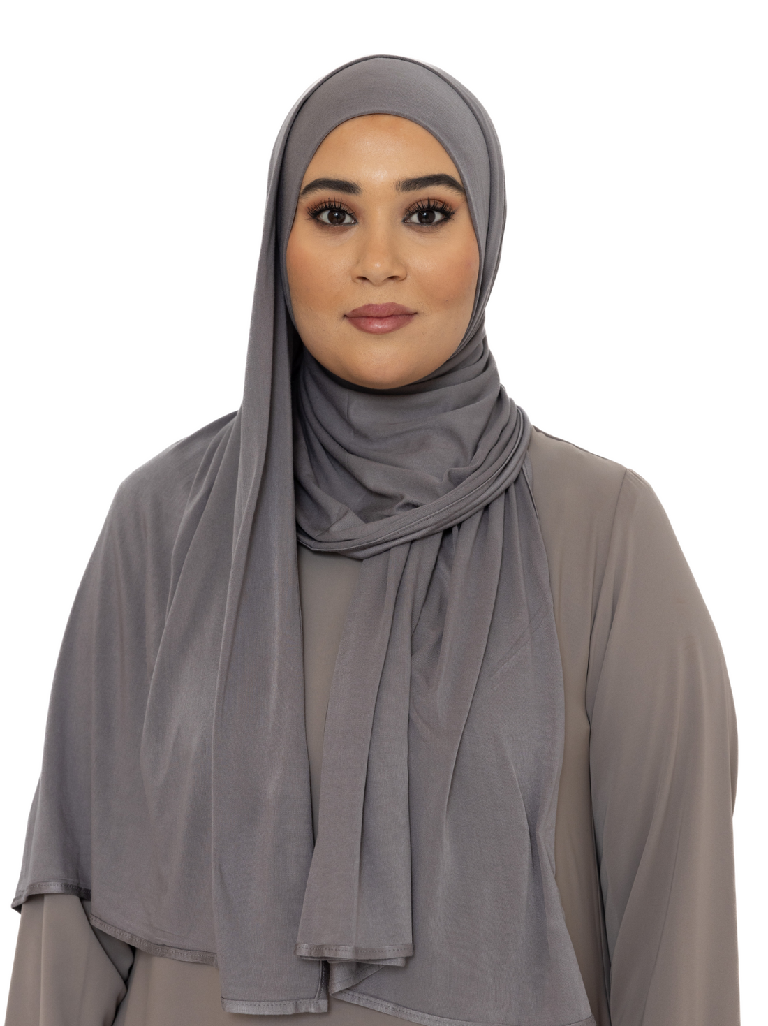 Katoenen stretch sjaal – hoofddoek van katoen, niet doorschijnend, 170 x 60 cm