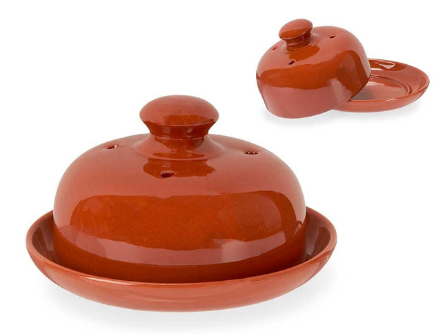 Traditionele Keramische Kaasstolp -botervloot- 19 cm