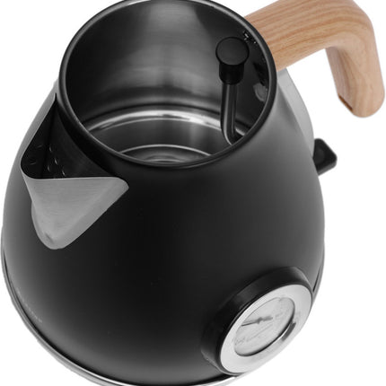 Kassel - Retro Waterkoker - 1,7L - RVS - met thermometer