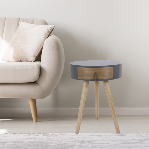 Table de chevet ronde