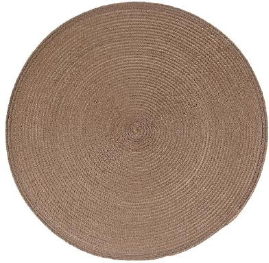Ronde placemat van gevlochten kunststof – Ø 38 cm, in 5 kleuren – foto 4