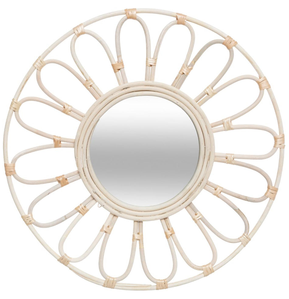 Blumenspiegel Rattan – D56