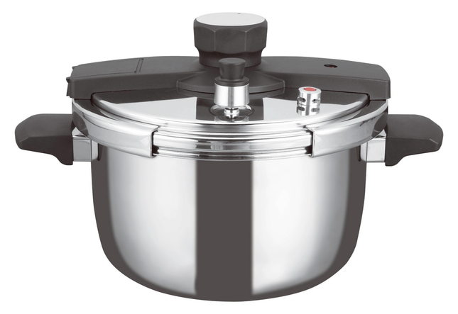 RVS Snelkookpan – Geschikt voor Inductie – Met Veiligheidsklep en Drukregelaar