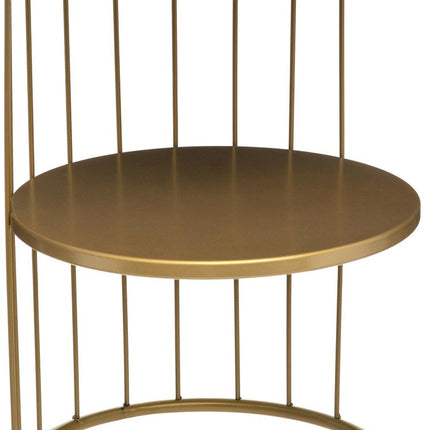 Atmosphera Bijzettafel/Salontafel Kobu -  metaal - rond - industrieel