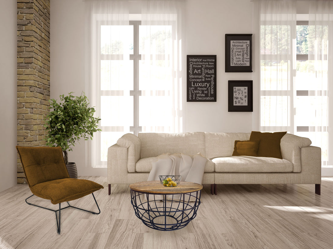 Ronde salontafel industrieel – metaal, ø 55 cm, zwart/donkerbruin – foto 6