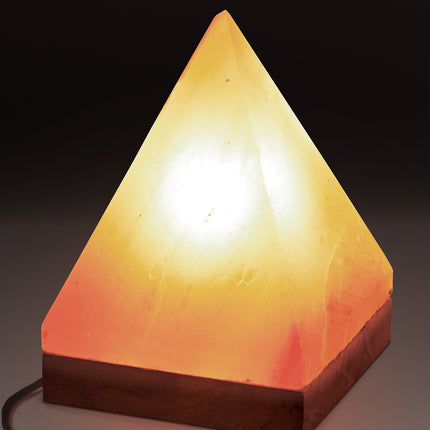 Natuurlijke piramidevormige Himalaya zoutlamp