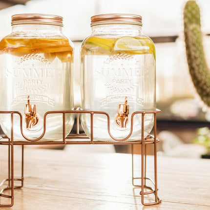 Cosy&Trendy Sapdispenser set op standaard - 2x 3,5 liter