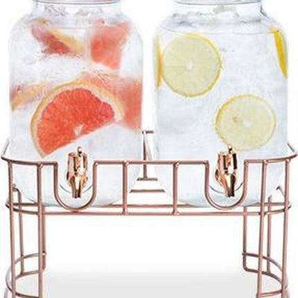 Cosy&Trendy Sapdispenser set op standaard - 2x 3,5 liter