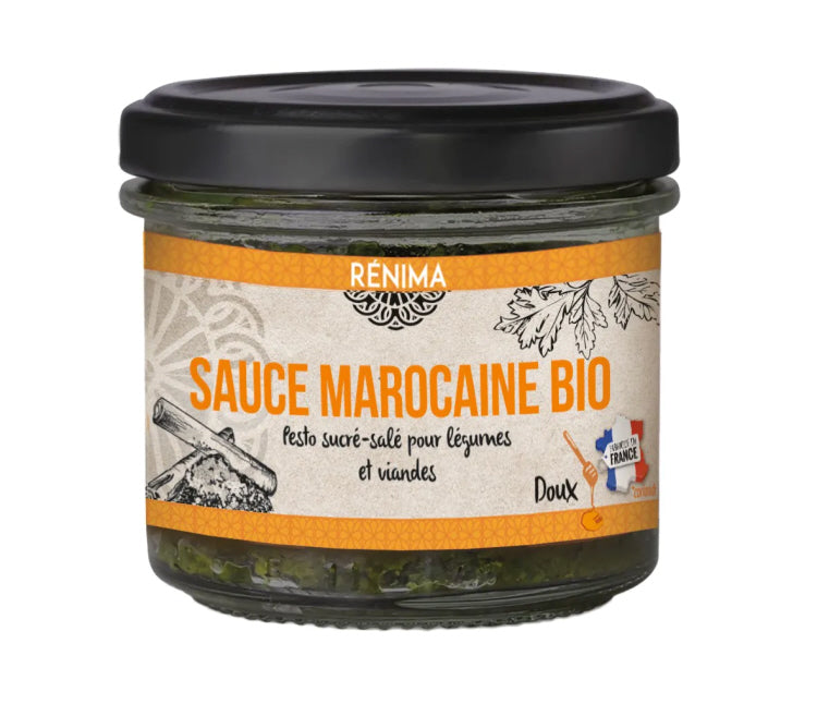 Marinade biologique marocaine sauce douce plats sucrés et salés