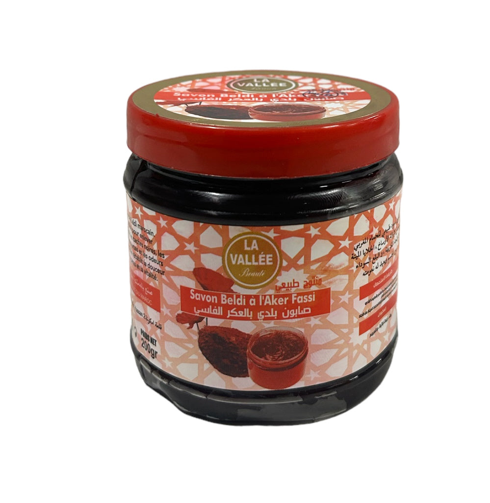 Black soap - Savon Beldi Noir A with aker fassi