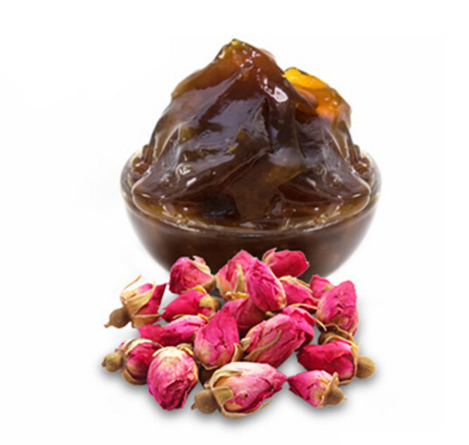 Savon beldi met rozen – Marokkaanse zwarte zeep van olijfolie, 200 gram – foto 2