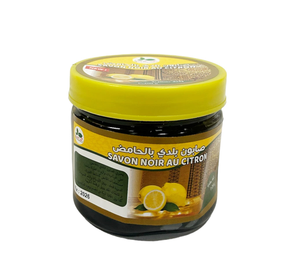 Savon Beldi Noir - Black soap with lemon