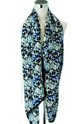 Marble Effect Lace Trim sjaal