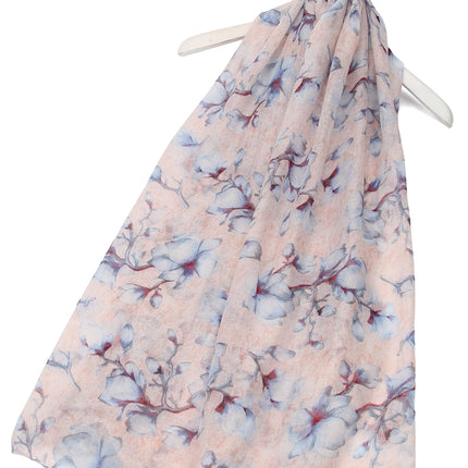 Flower print sjaal