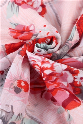 Glitter flower sjaal