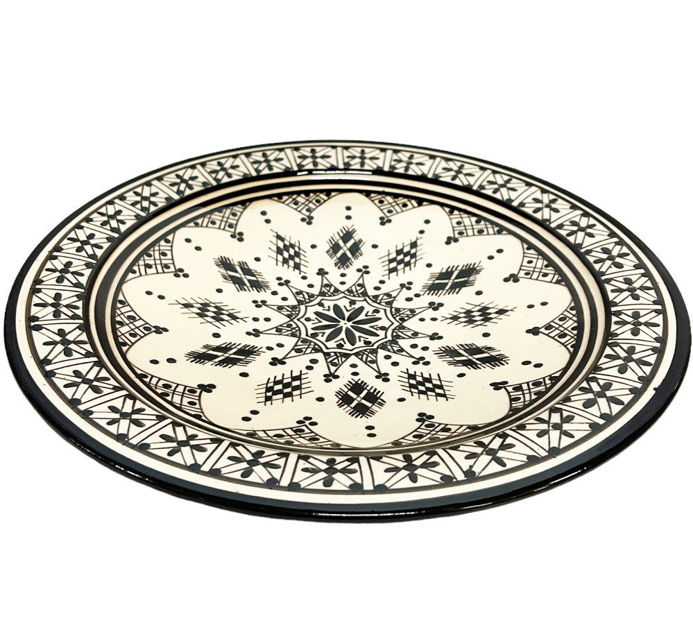 Handmade Moroccan earthenware bowl Ø35