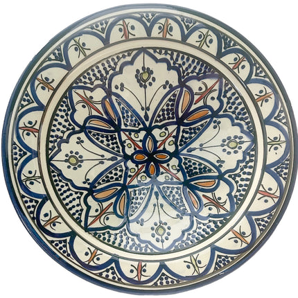 Marokkaanse schaal aardewerk 35 cm
