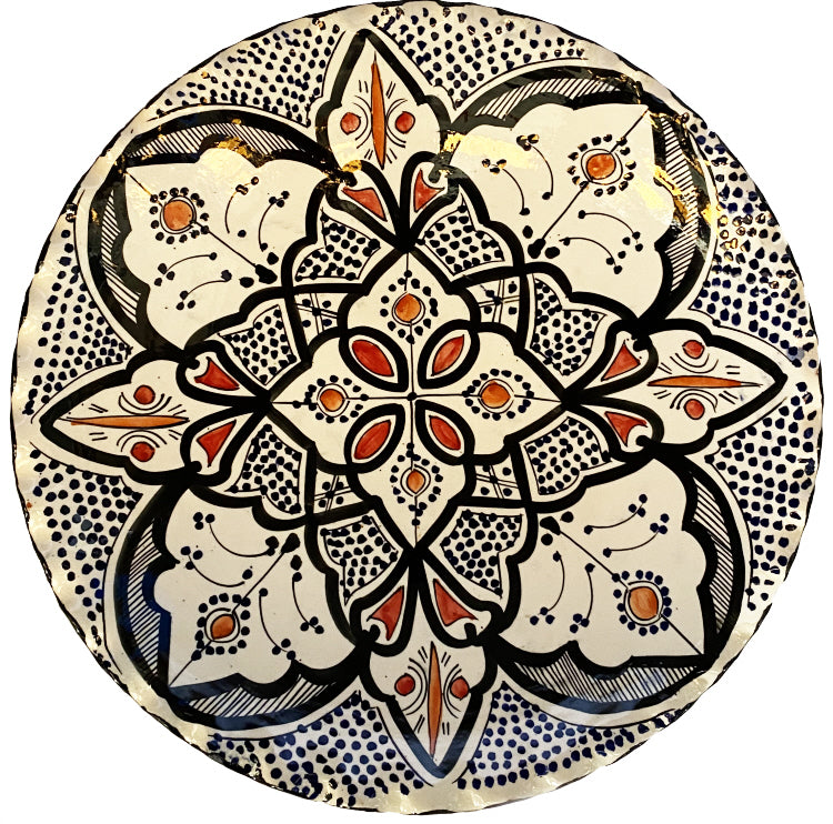 Marokkanische geriffelte Schale ø35 cm