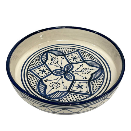 Handmade Aardewerk ronde schaal Ø25