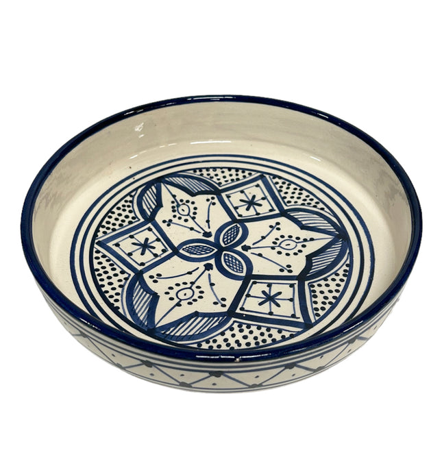 Handmade Aardewerk ronde schaal Ø25