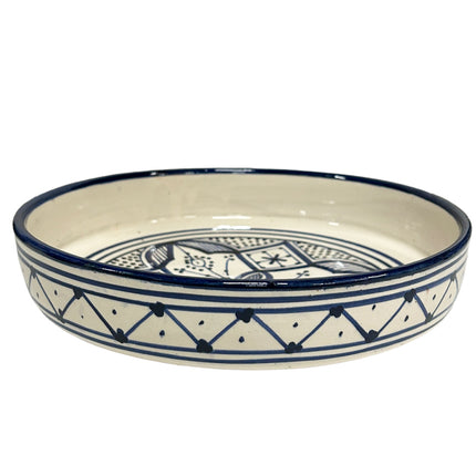 Handmade Aardewerk ronde schaal Ø25