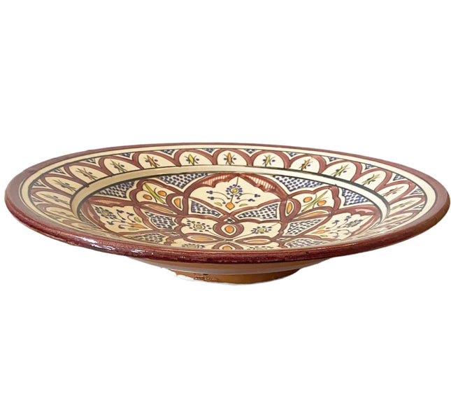 Aardewerk schaal asfi 35 cm