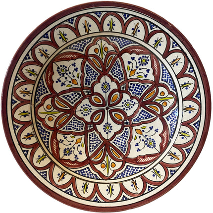 Aardewerk schaal asfi 35 cm