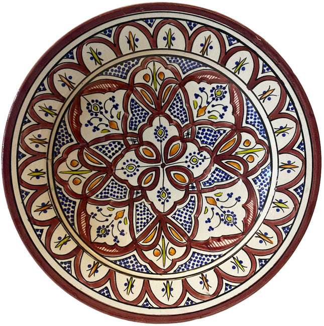 Aardewerk schaal asfi 35 cm