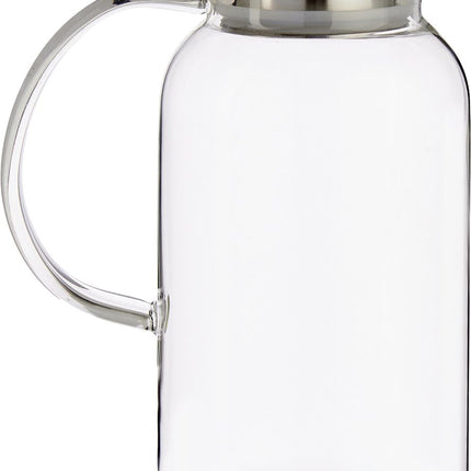 Glazen sapkan/schenkkan karaf met luxe deksel van 1,9 liter