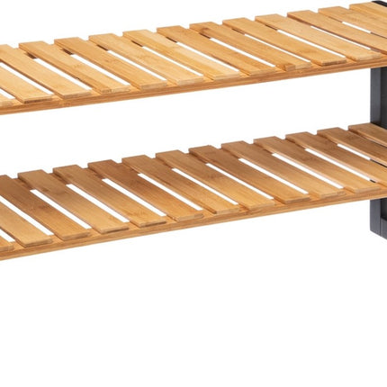Five® Schoenenrek hout stapelbaar - 167879 - Stapelbaar & Duurzaam
