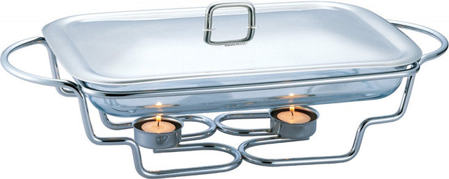Rechaud - Schotelverwarmer - warmhoudschaal- 3 liter
