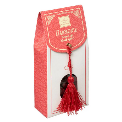 Incense Cones met Houder - Wierook Kegel - Rose & Oud Noir - Zwarte Roos