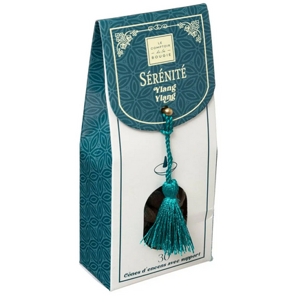 Incense Cones met Houder - Wierook Kegels en Houder - Ylang Ylang