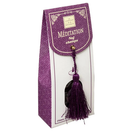 Incense Cones met Houder - Wierook Kegels en Houder - Nag Champa