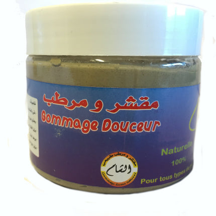 Geurende body scrub met Ghassoul