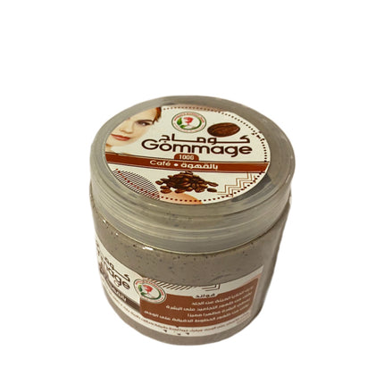 Scrub op koffie basis