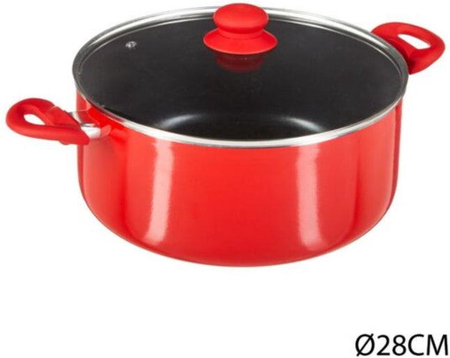 Secret De Gourmet - Kookpot - Inductie - Alu - Anti - Kleef - Ø 28 cm
