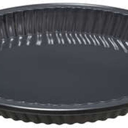 Taarten bakken bakvorm/bakgerei Backery - anti-aanbak laag - zwart - 26 x 3.6 cm