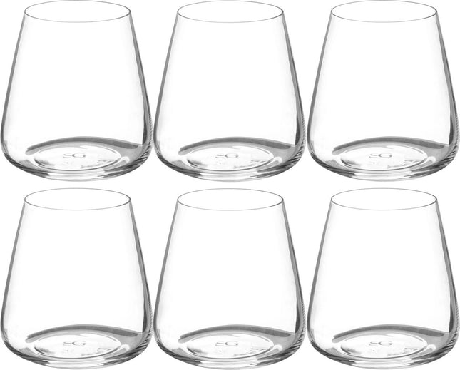 Set van 6x stuks tumbler glazen Selenga 430 ml van glas