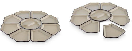 9 Delig Serveer set - Melamine - 66 cm