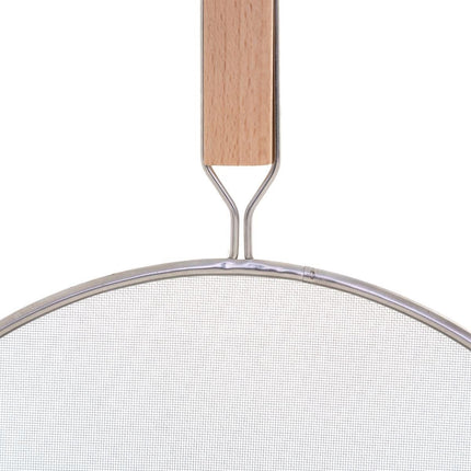 Set van 2x universele RVS spatdeksels/afgietdeksels voor pannen 25 - 28 cm