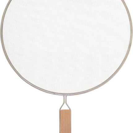 Set van 2x universele RVS spatdeksels/afgietdeksels voor pannen 25 - 28 cm