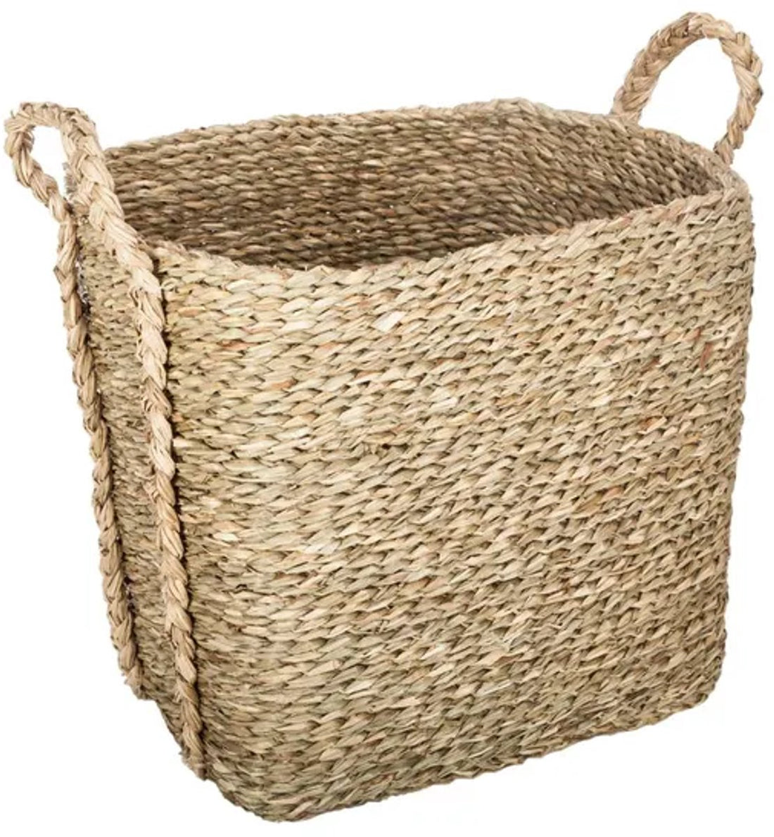 Set van 3 rieten opbergmanden