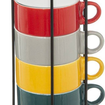 Set van 6 koffiekopjes Secret de Gourmet Met steun